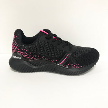 Actvitta 4802-114 Lace up Sneaker in Black